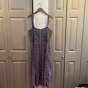 Aerie Smocked Midi Dress